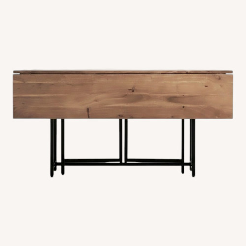 Used Crate & Barrel Origami Drop Leaf Rectangular Dining Table for sale on AptDeco