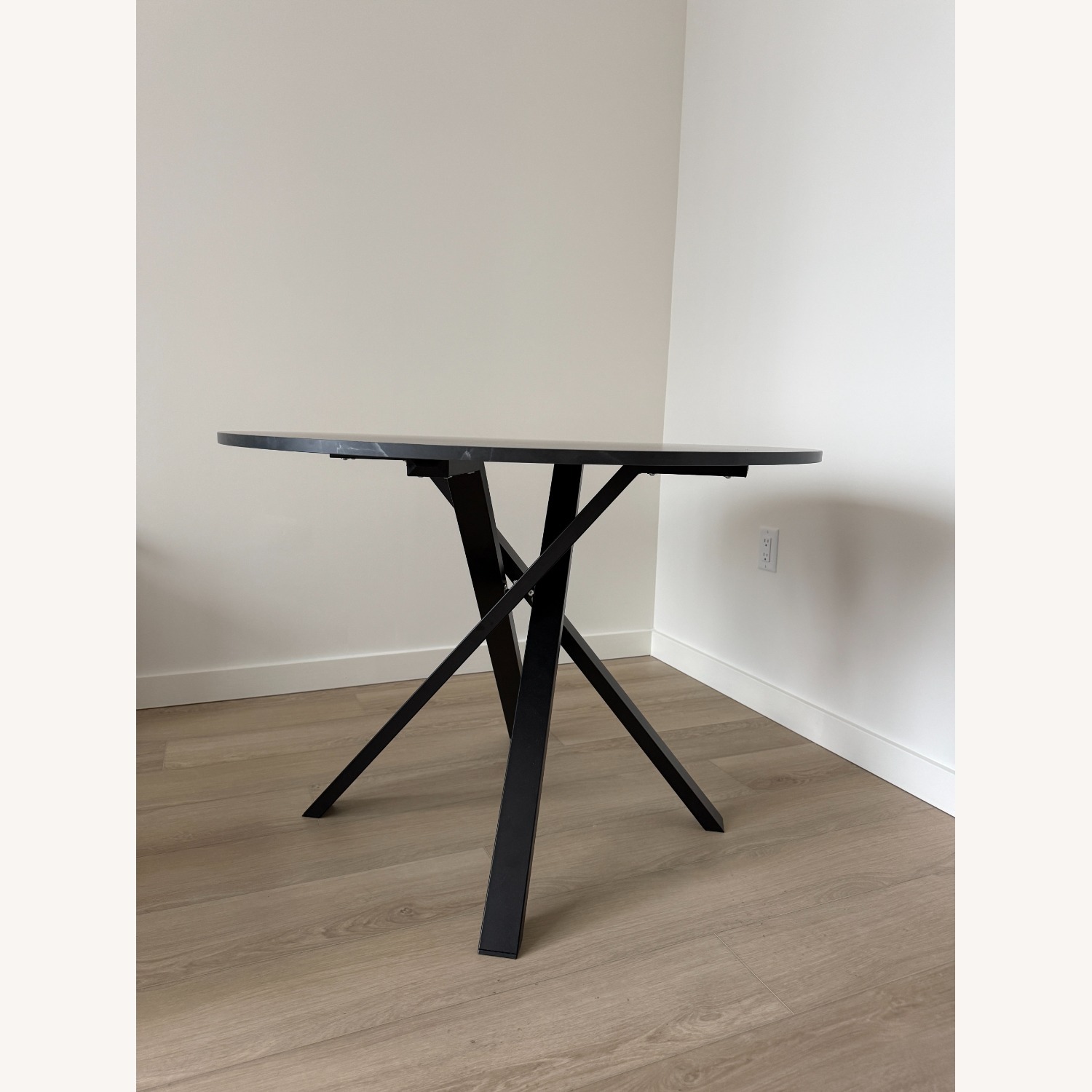 IKEA Black Wood Dining Table - image-3
