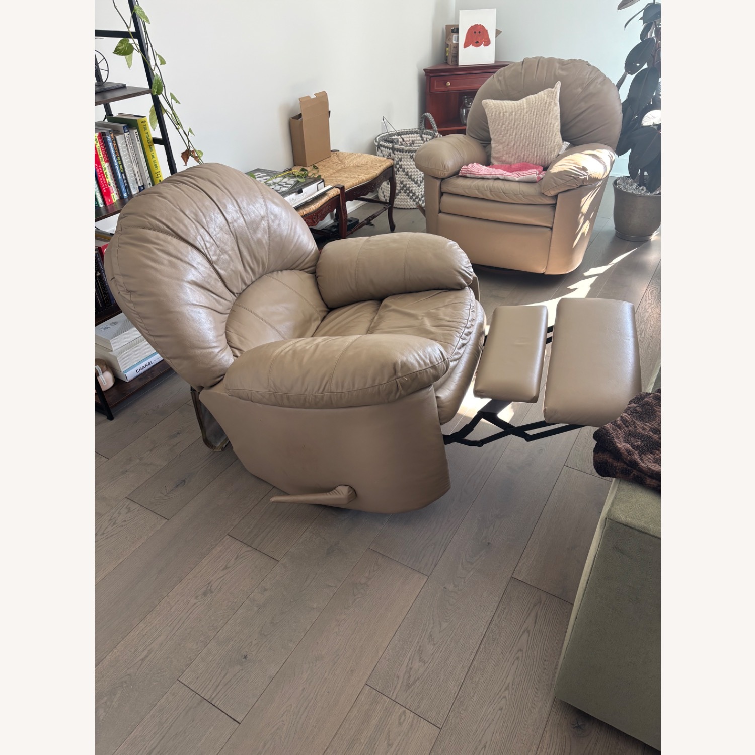 Tan Lazy Boy Recliners - image-3