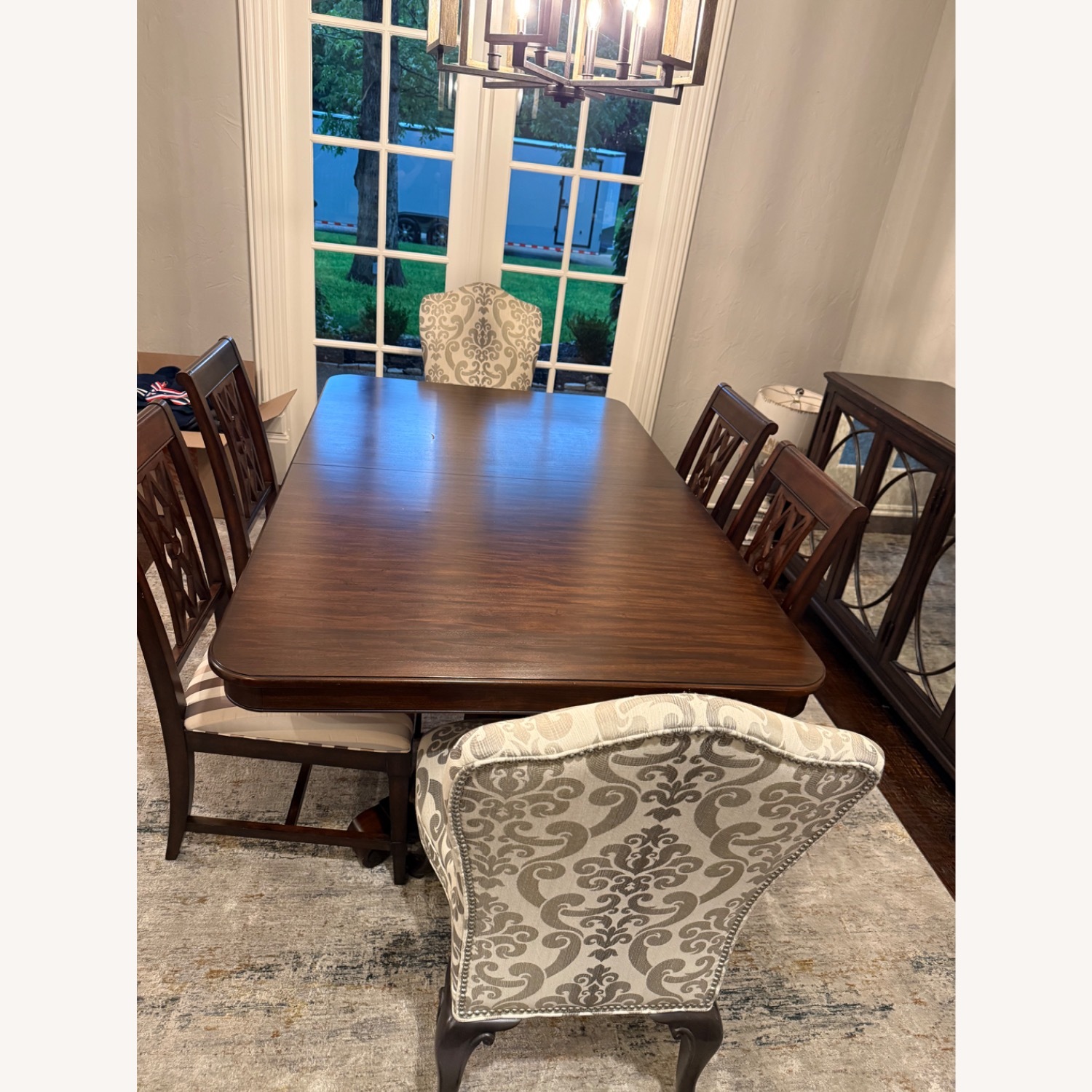 Ethan Allen Dark Brown Wood Dining Sets - image-1