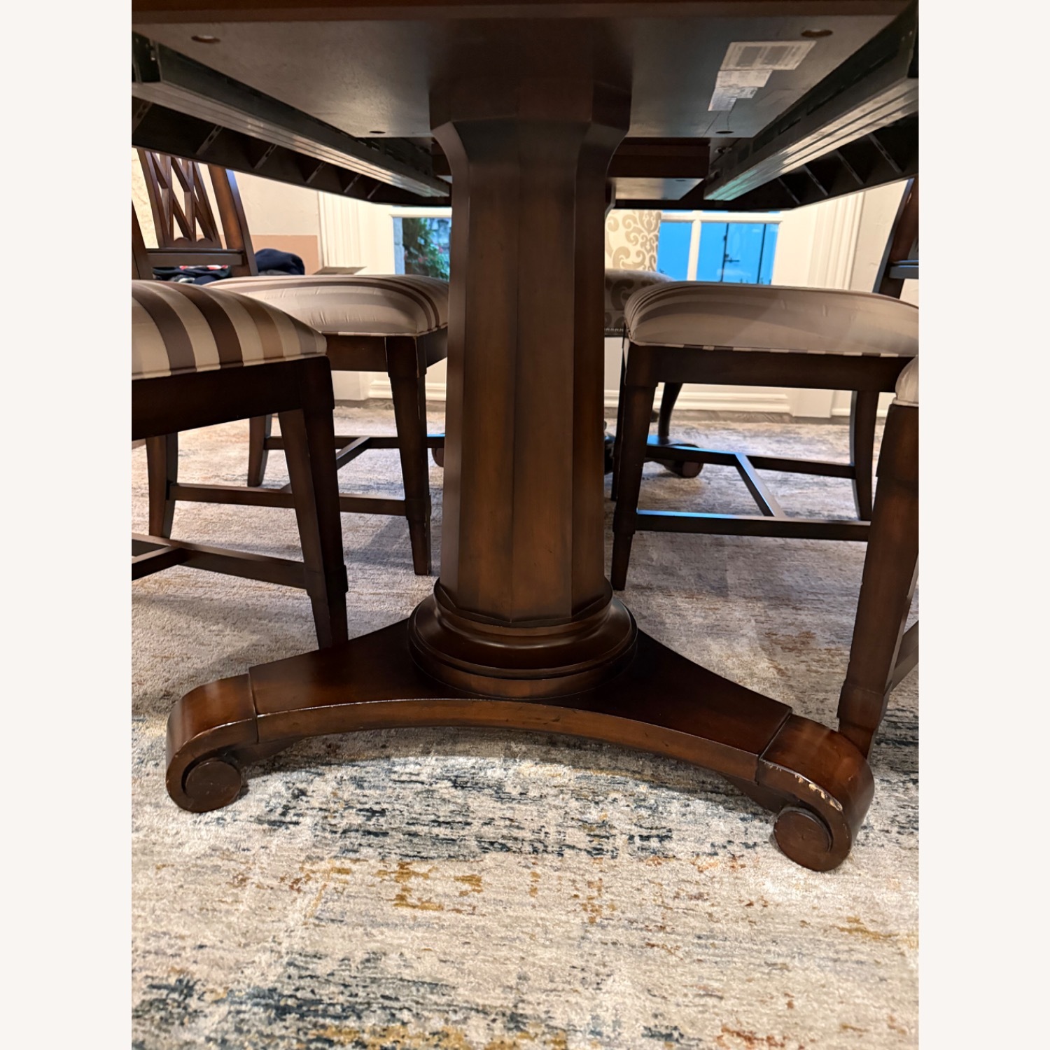 Ethan Allen Dark Brown Wood Dining Sets - image-11