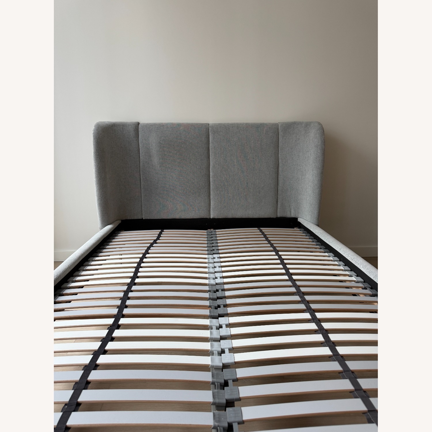 IKEA Light Gray Fabric Full Bed - image-8