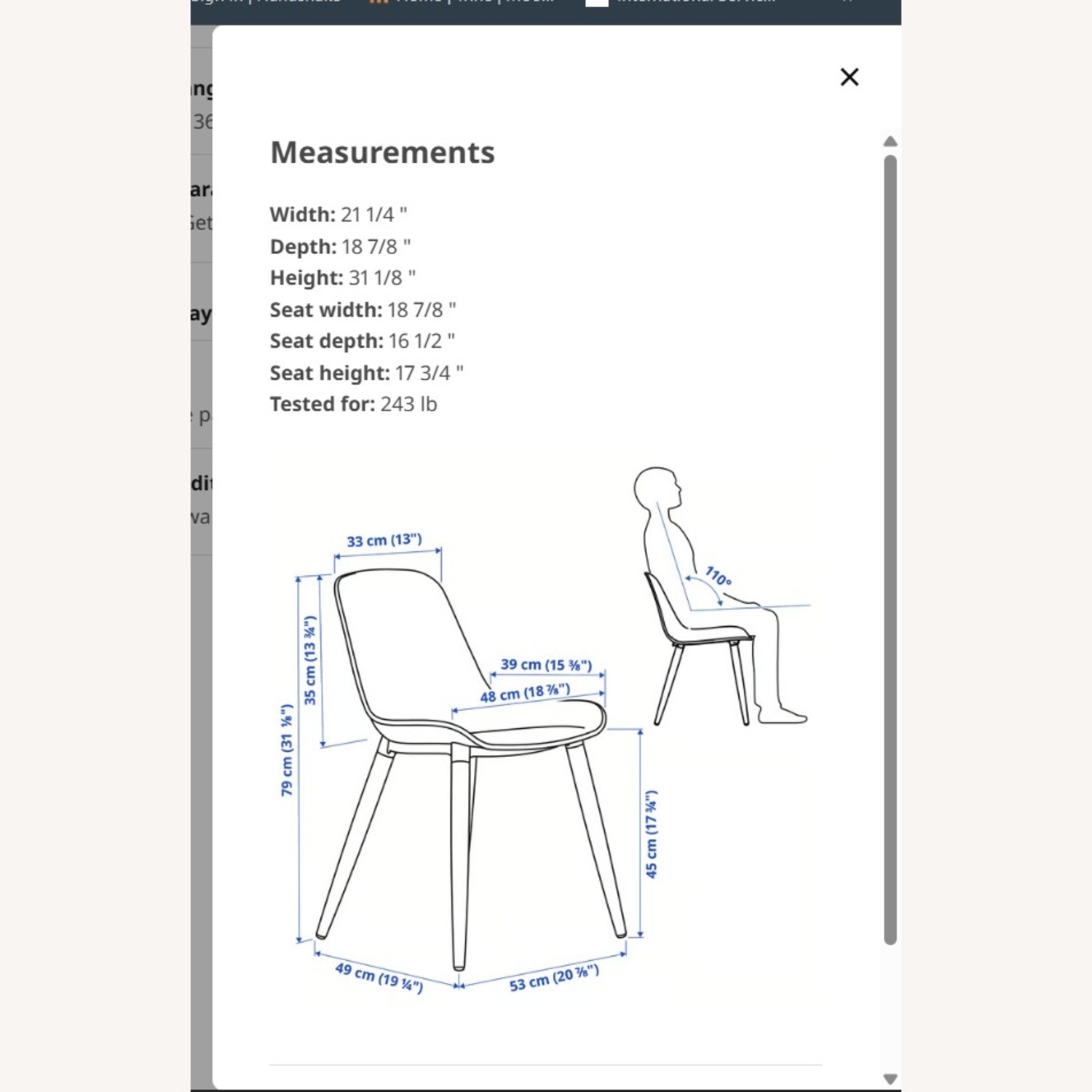 IKEA White Plastic Dining Chair Set - image-1