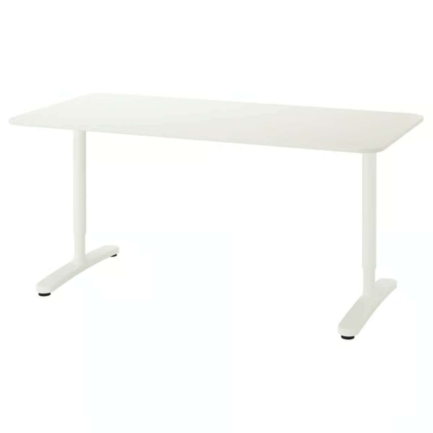 IKEA White Wood Desk - image-4