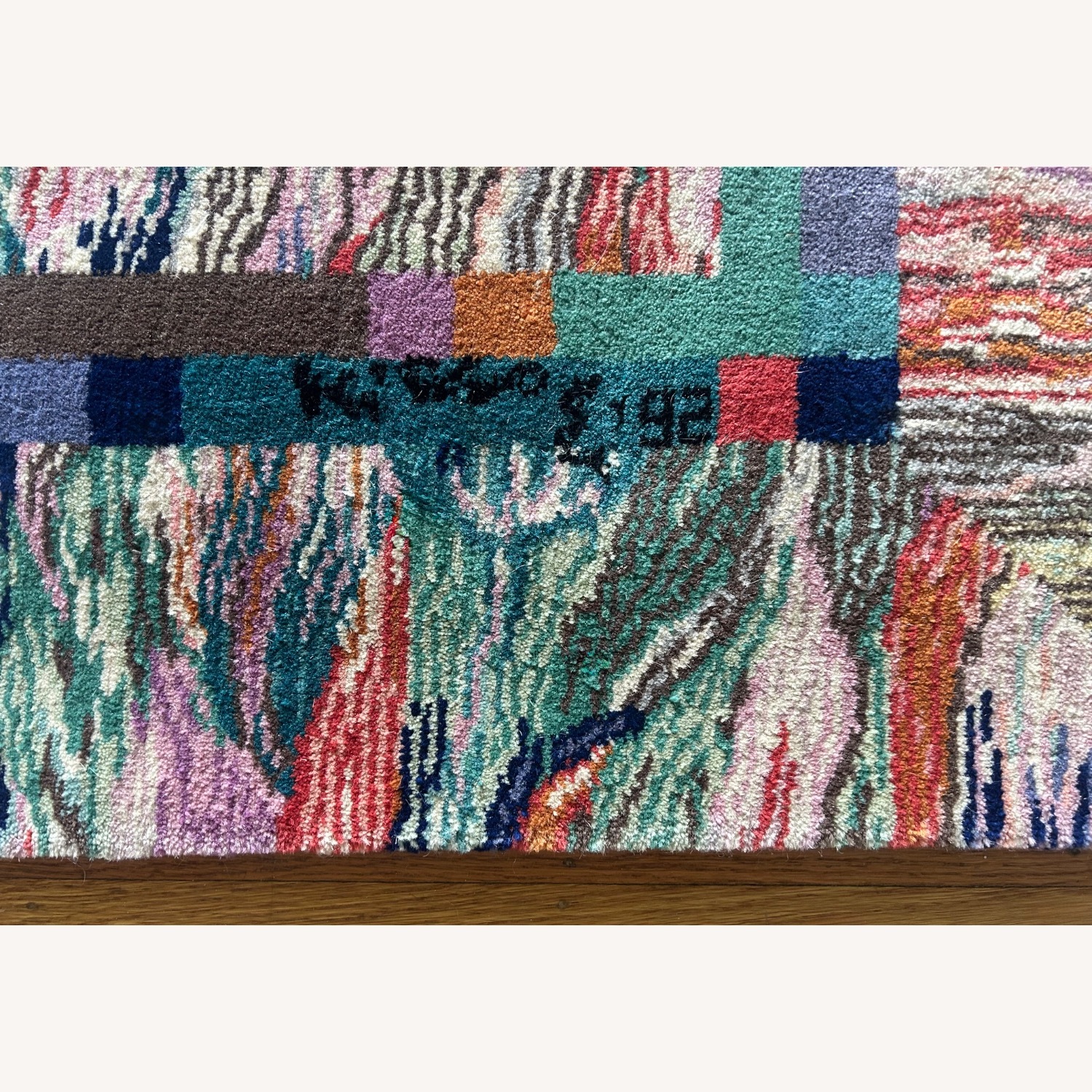 Vintage/Antique Wool Area Rug 5' x 7' - image-3