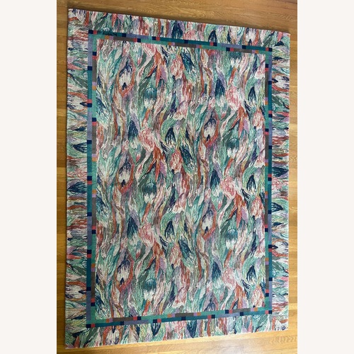 Used Vintage/Antique Wool Area Rug 5' x 7' for sale on AptDeco