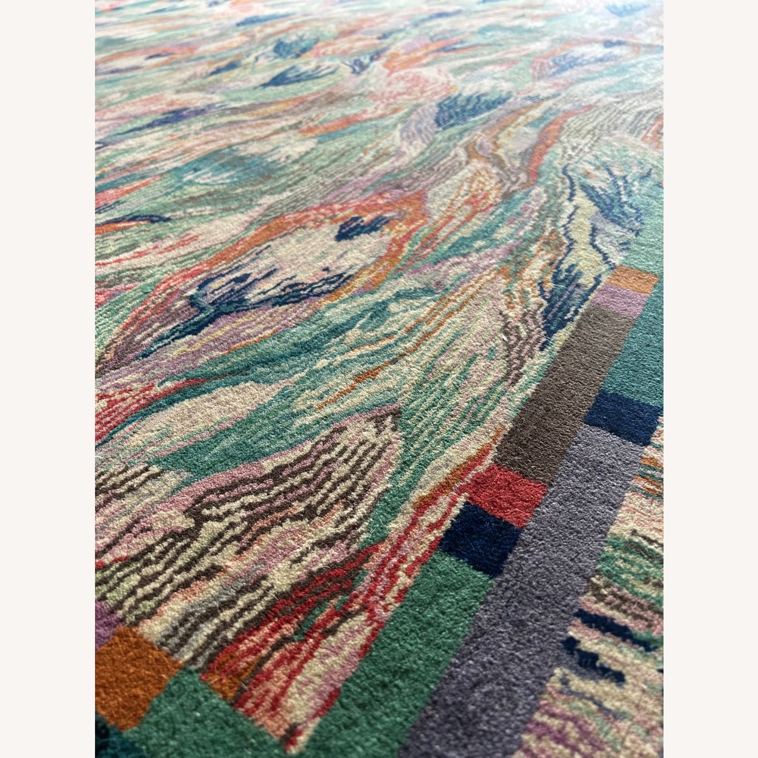 Vintage/Antique Wool Area Rug 5' x 7' - image-7