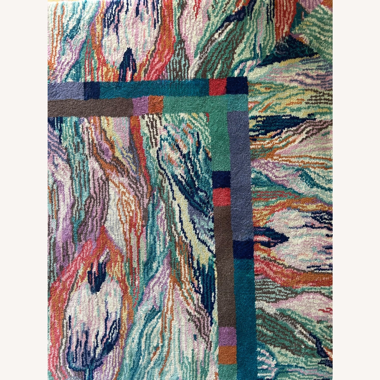 Vintage/Antique Wool Area Rug 5' x 7' - image-10