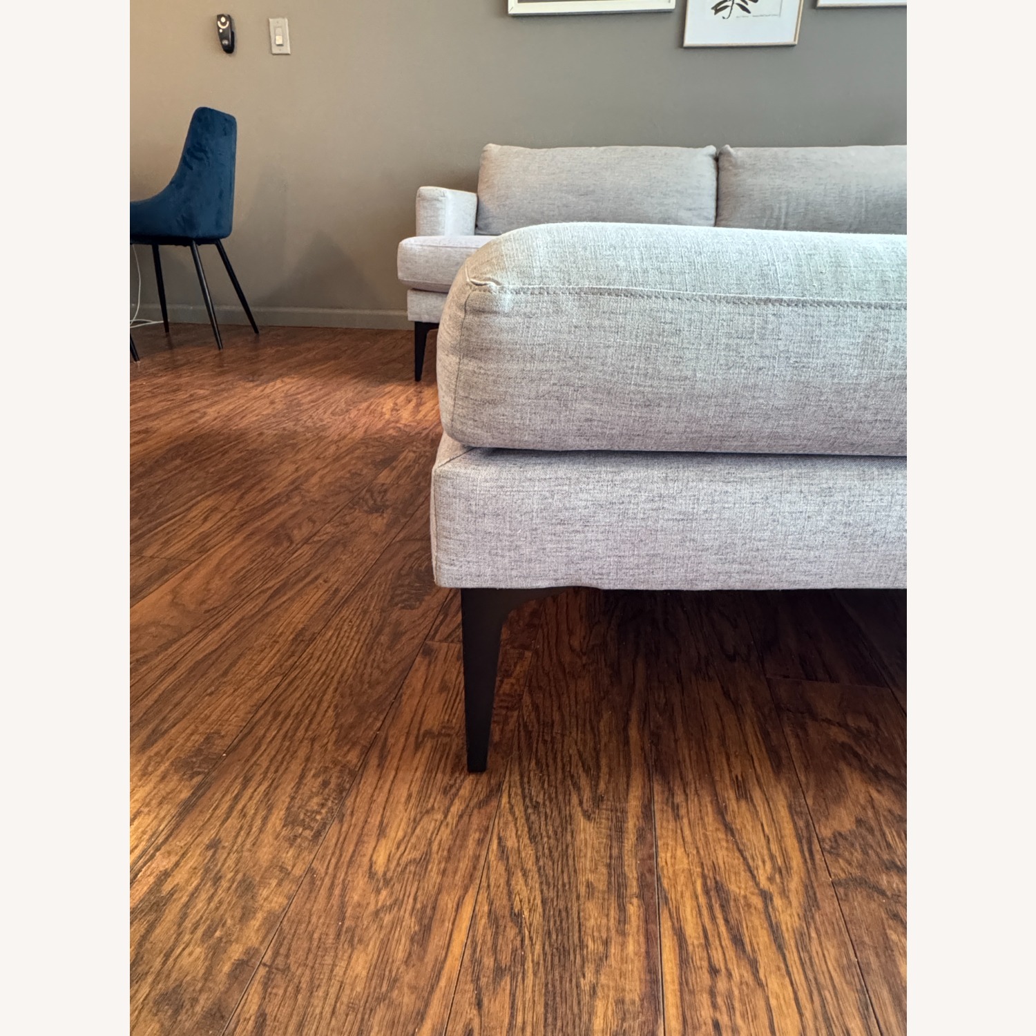 West Elm Andes Sofa + Ottoman - image-5