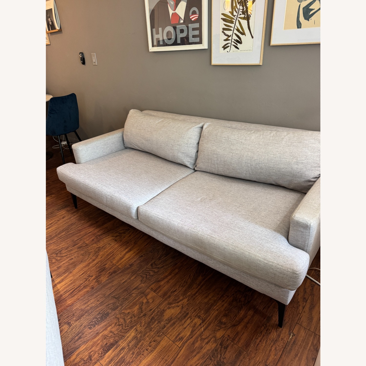 West Elm Andes Sofa + Ottoman - image-2