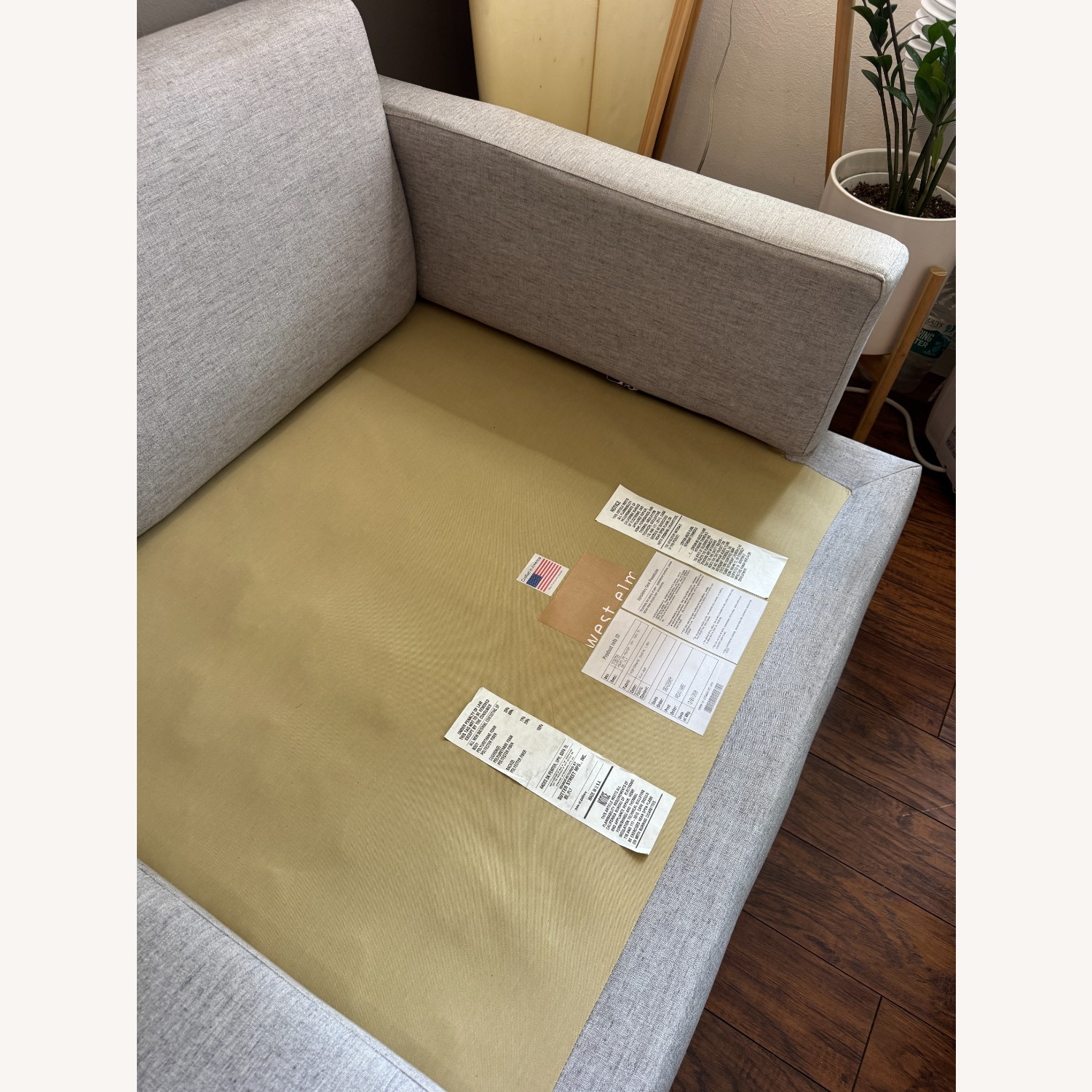 West Elm Andes Sofa + Ottoman - image-4