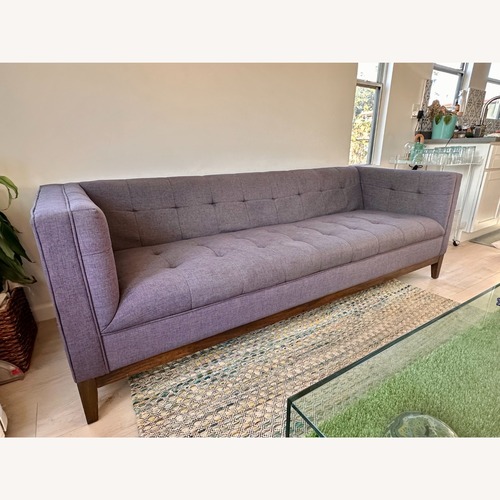 Used Charcoal Gray 3+ Seater MCM Style Sofa for sale on AptDeco