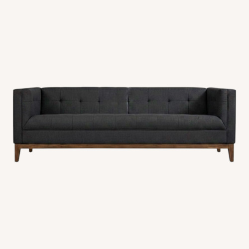 Used Charcoal Gray 3+ Seater MCM Style Sofa for sale on AptDeco