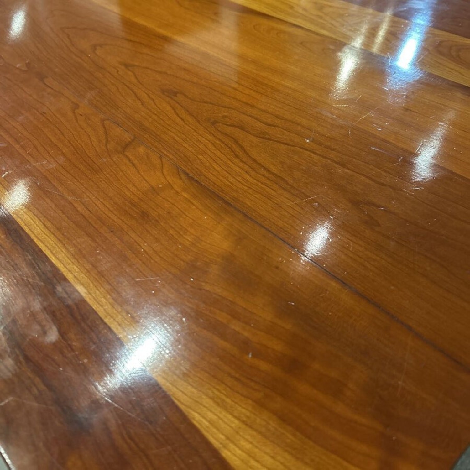 Danish Teak w Two 12" Leaves Dining Table - image-3