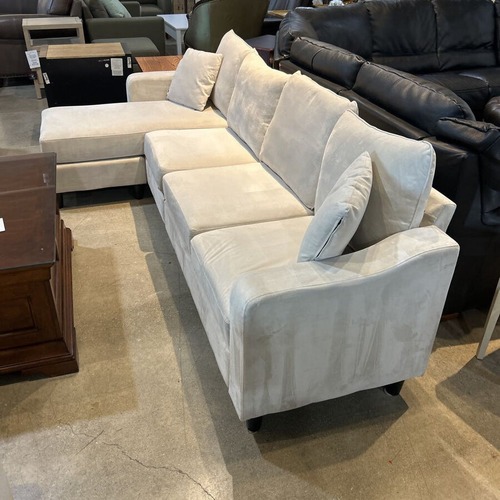 Used Belffin Modular Plush L-Shape Sectional Beige for sale on AptDeco