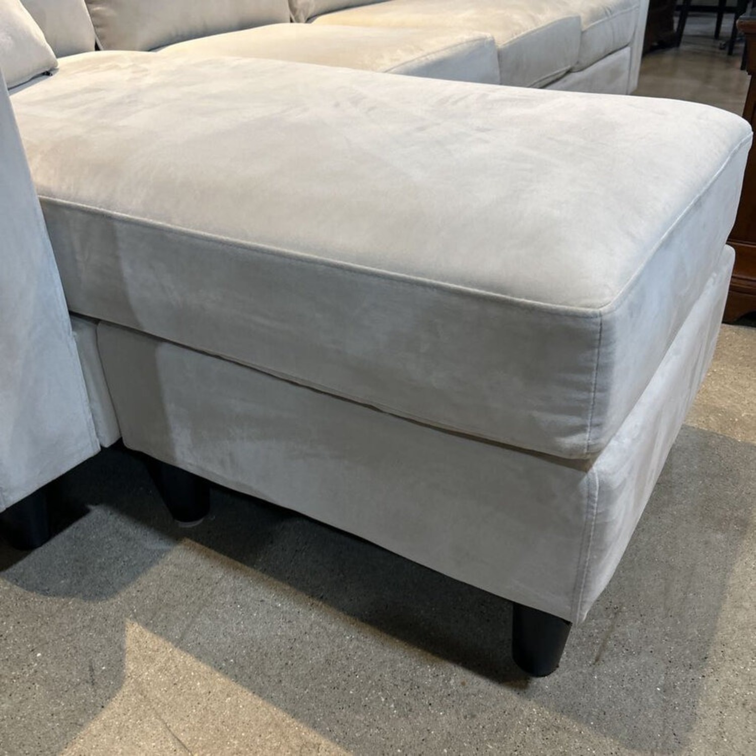 Belffin Modular Plush L-Shape Sectional Beige - image-3
