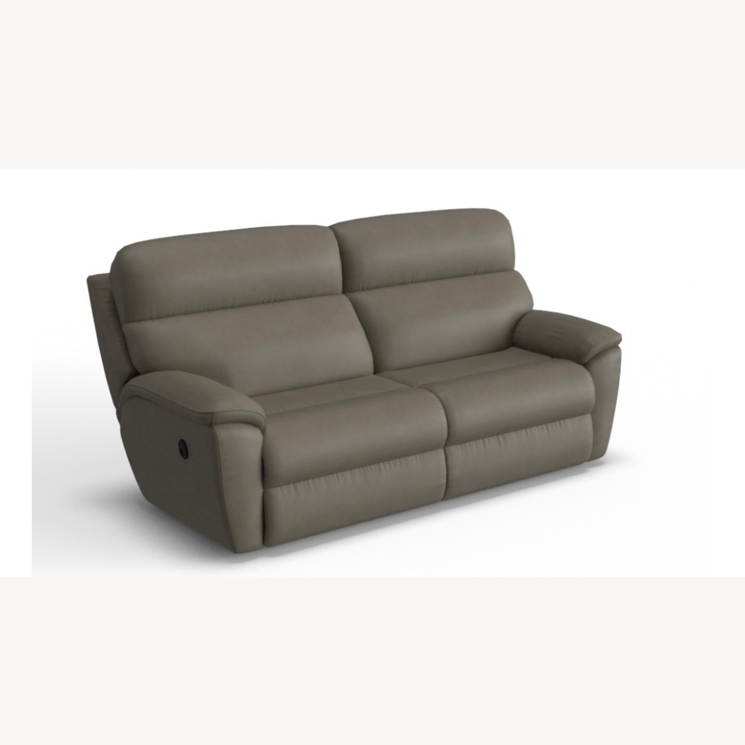 La-Z-Boy Roman Dark Gray Leather 2 Seater Sofa - image-1