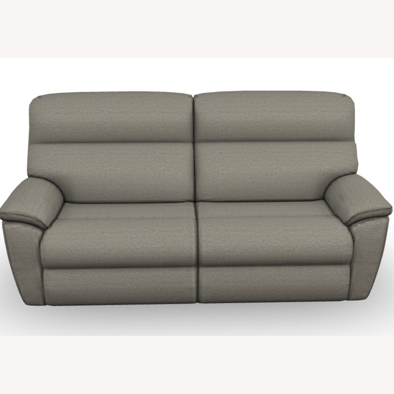 La-Z-Boy Roman Dark Gray Leather 2 Seater Sofa - image-3