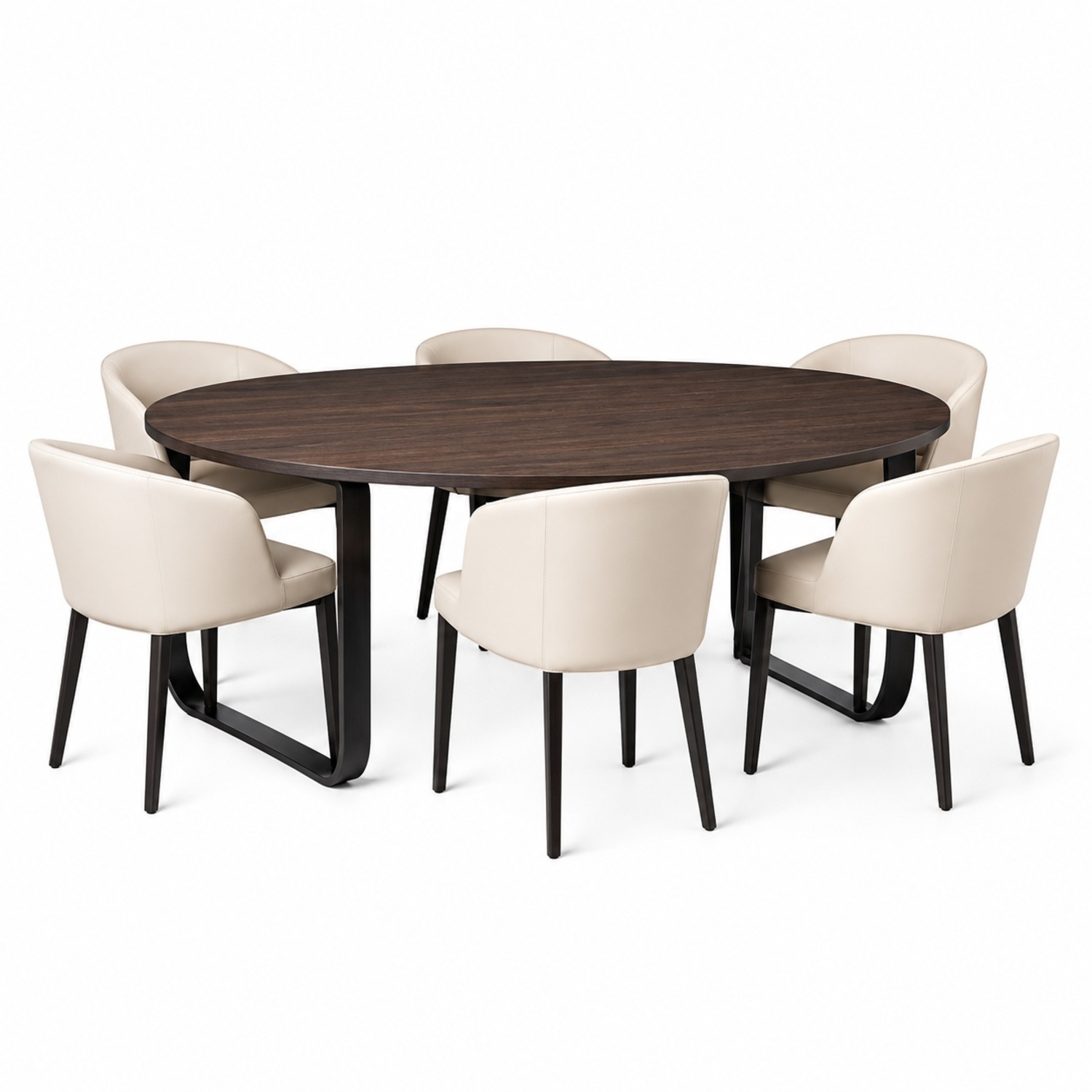 Pianca USA Oval Confluence Elliptical Dining Set - image-7
