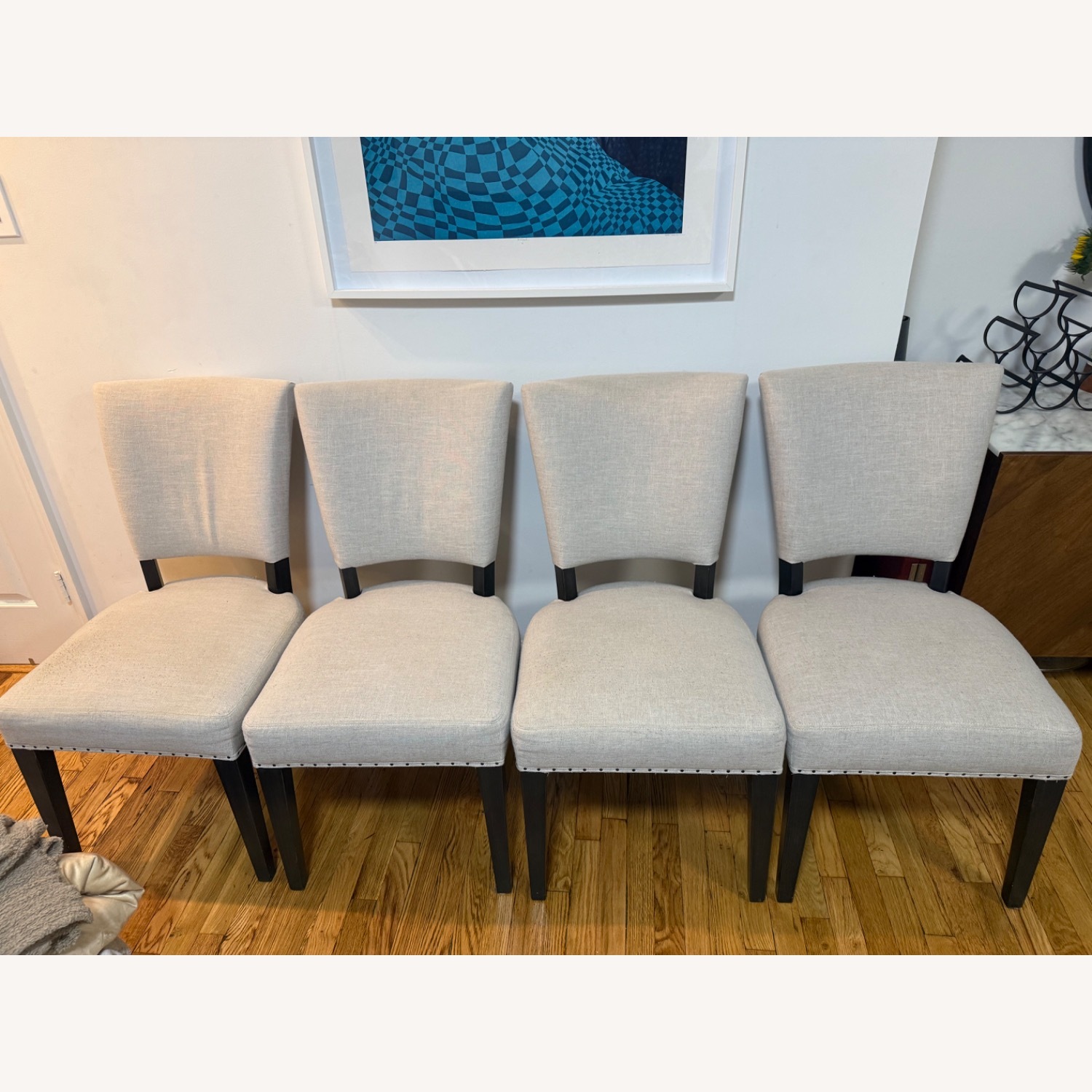 Universal Furniture Natural Fabric Dining Chairs - image-3