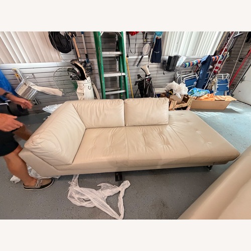 Used Roche Bobois Leather Sectional for sale on AptDeco