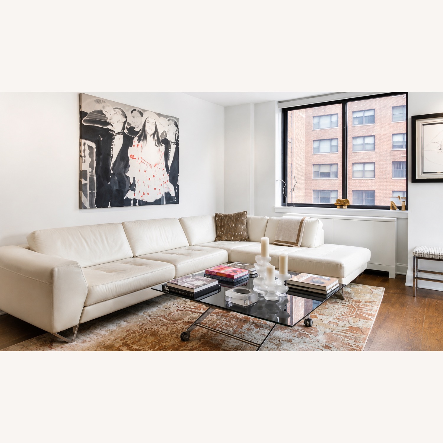 Roche Bobois Leather Sectional - image-5