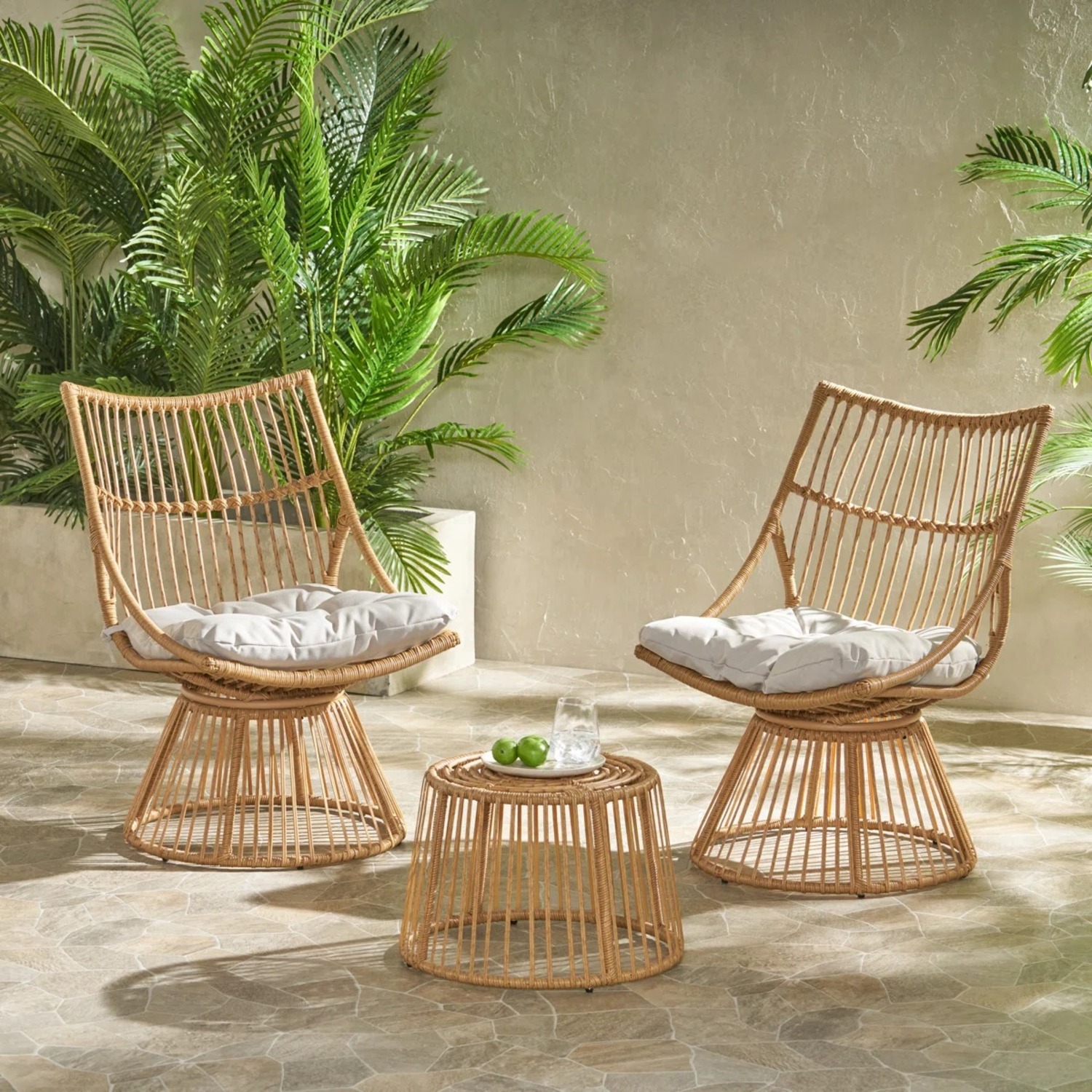 Joss & Main Patio Set with Cushions - image-5