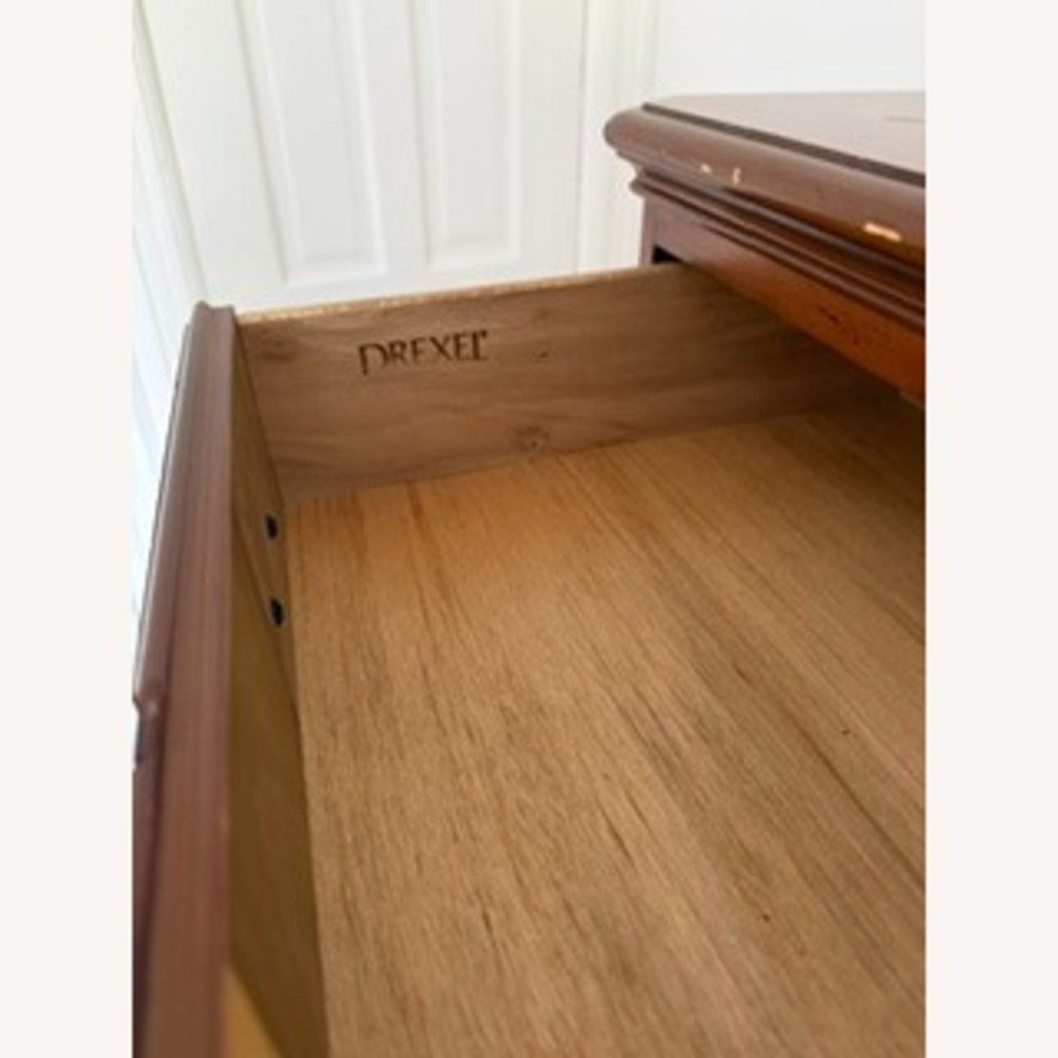 Drexel Dark Brown Wood Armoire - image-3