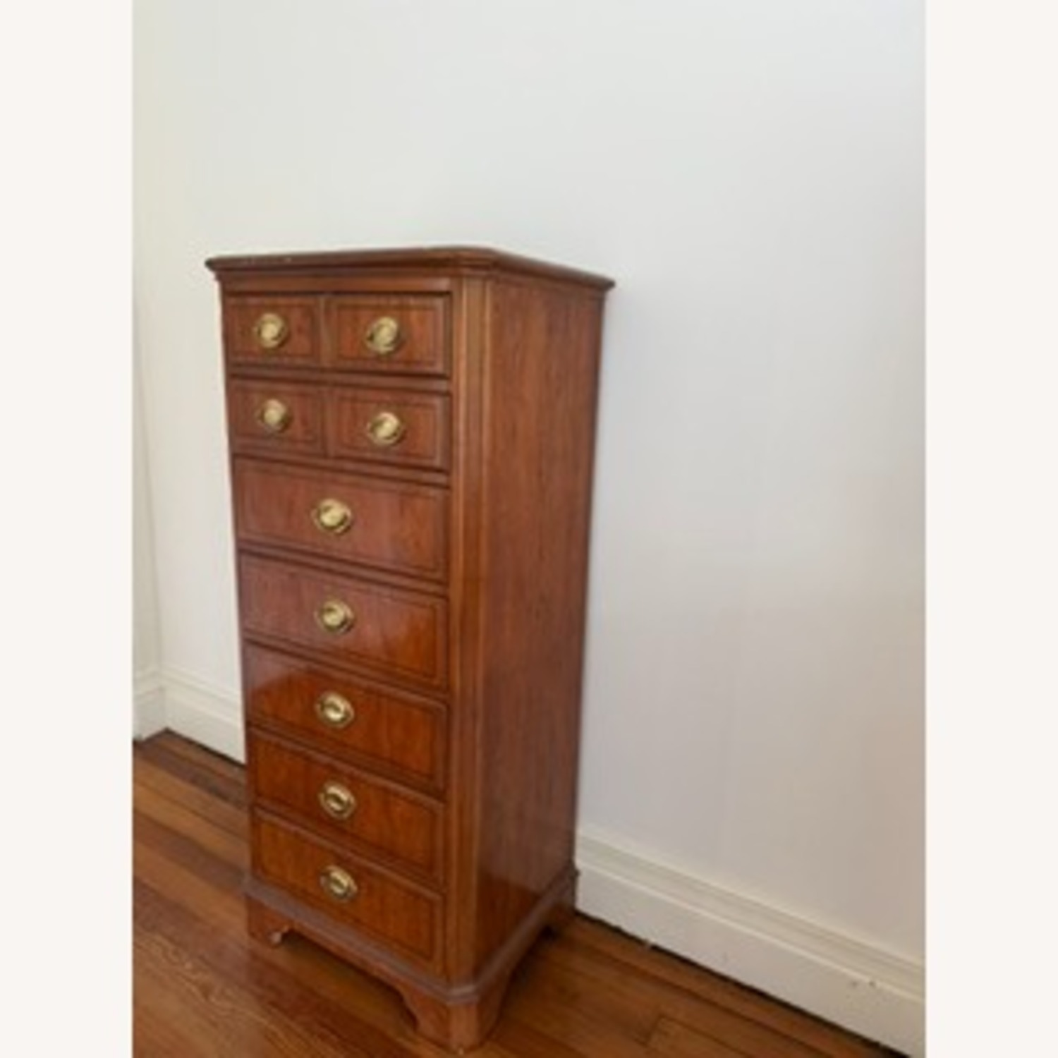 Drexel Dark Brown Wood Armoire - image-2