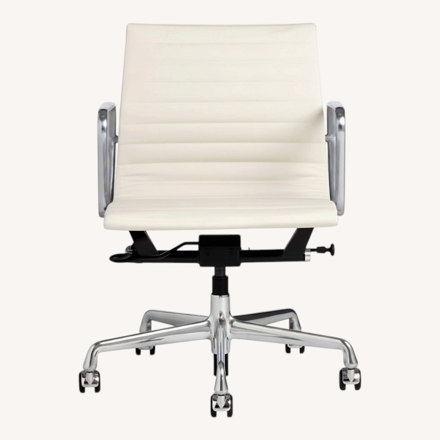 Eames Office Natural Leather Office Chair - image-0
