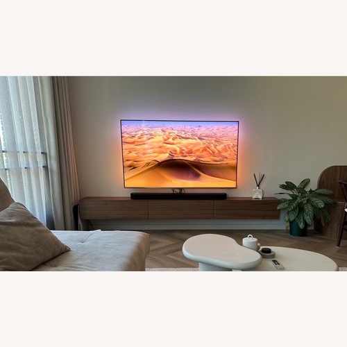 Used Custom Walnut TV Cabinet from Europe for sale on AptDeco