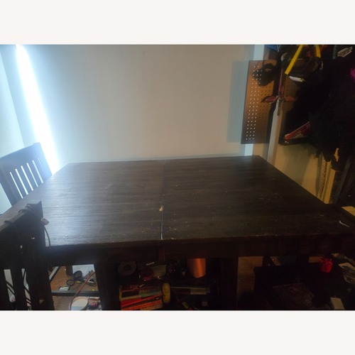Used A-America, Inc. Dark Brown Wood Dining Table for sale on AptDeco