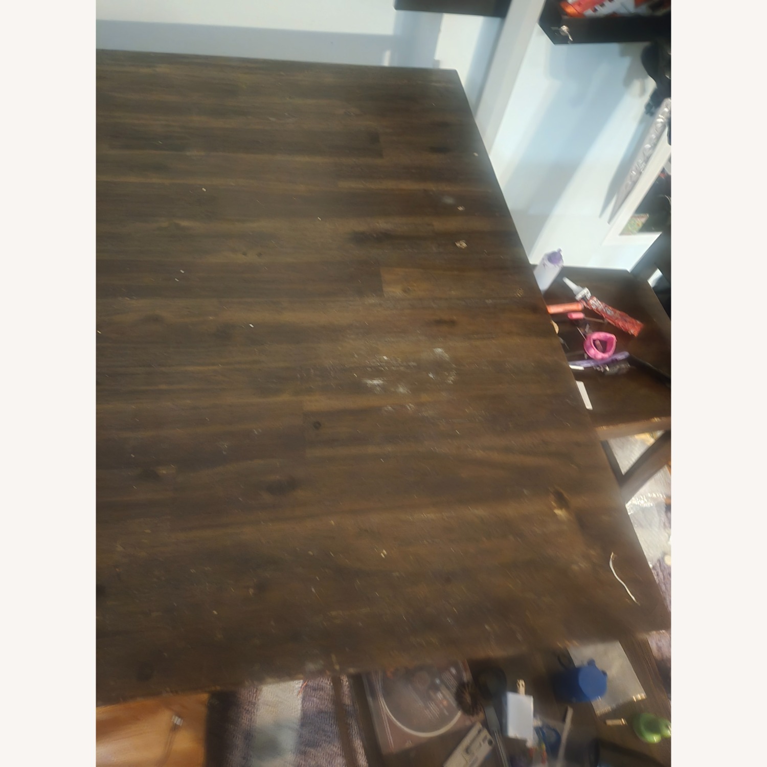 A-America, Inc. Dark Brown Wood Dining Table - image-3
