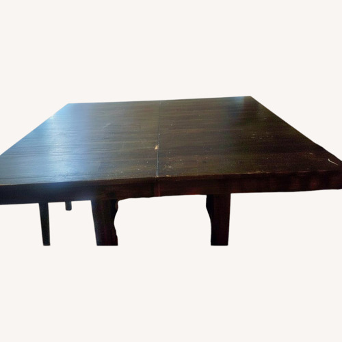Used A-America, Inc. Dark Brown Wood Dining Table for sale on AptDeco