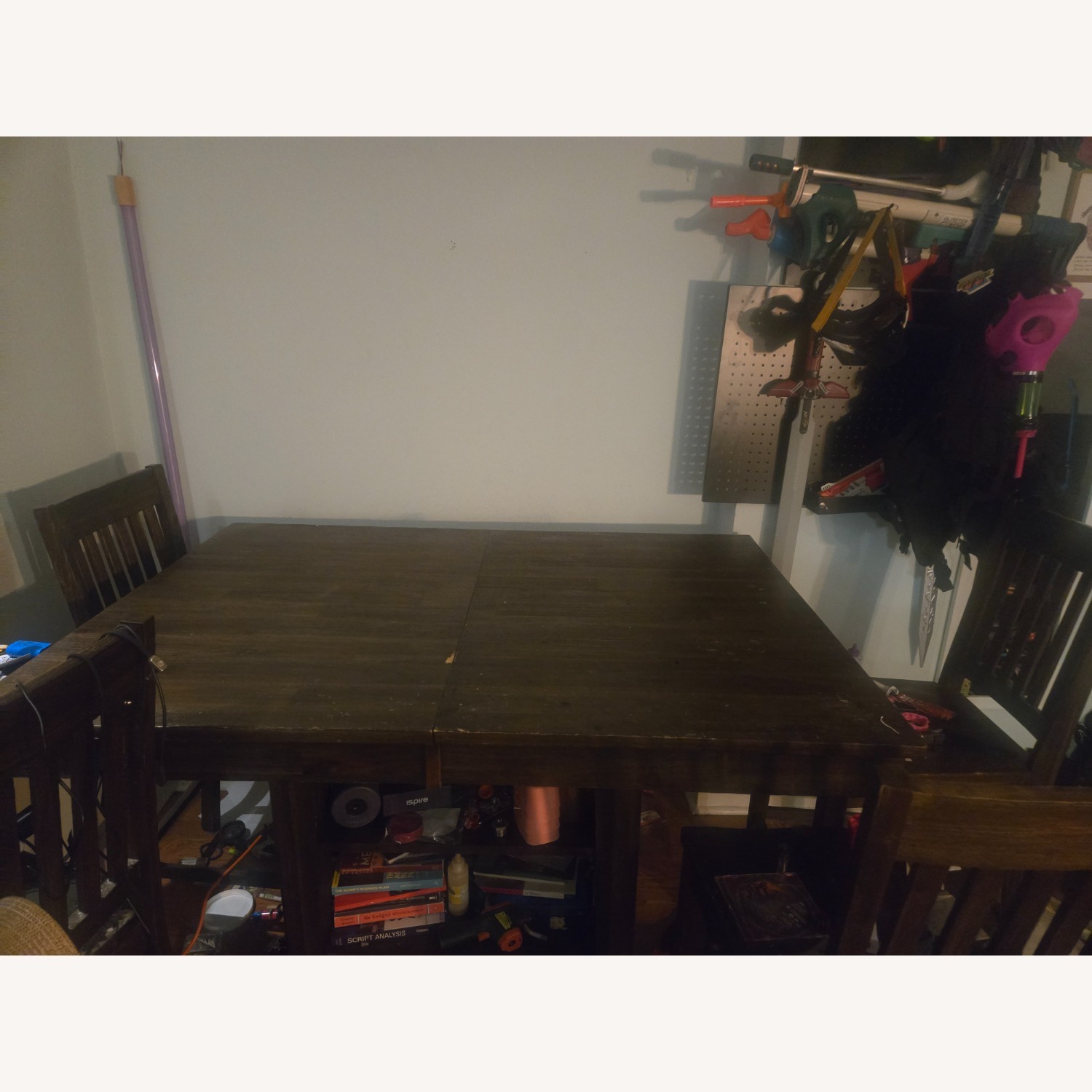 A-America, Inc. Dark Brown Wood Dining Table - image-2
