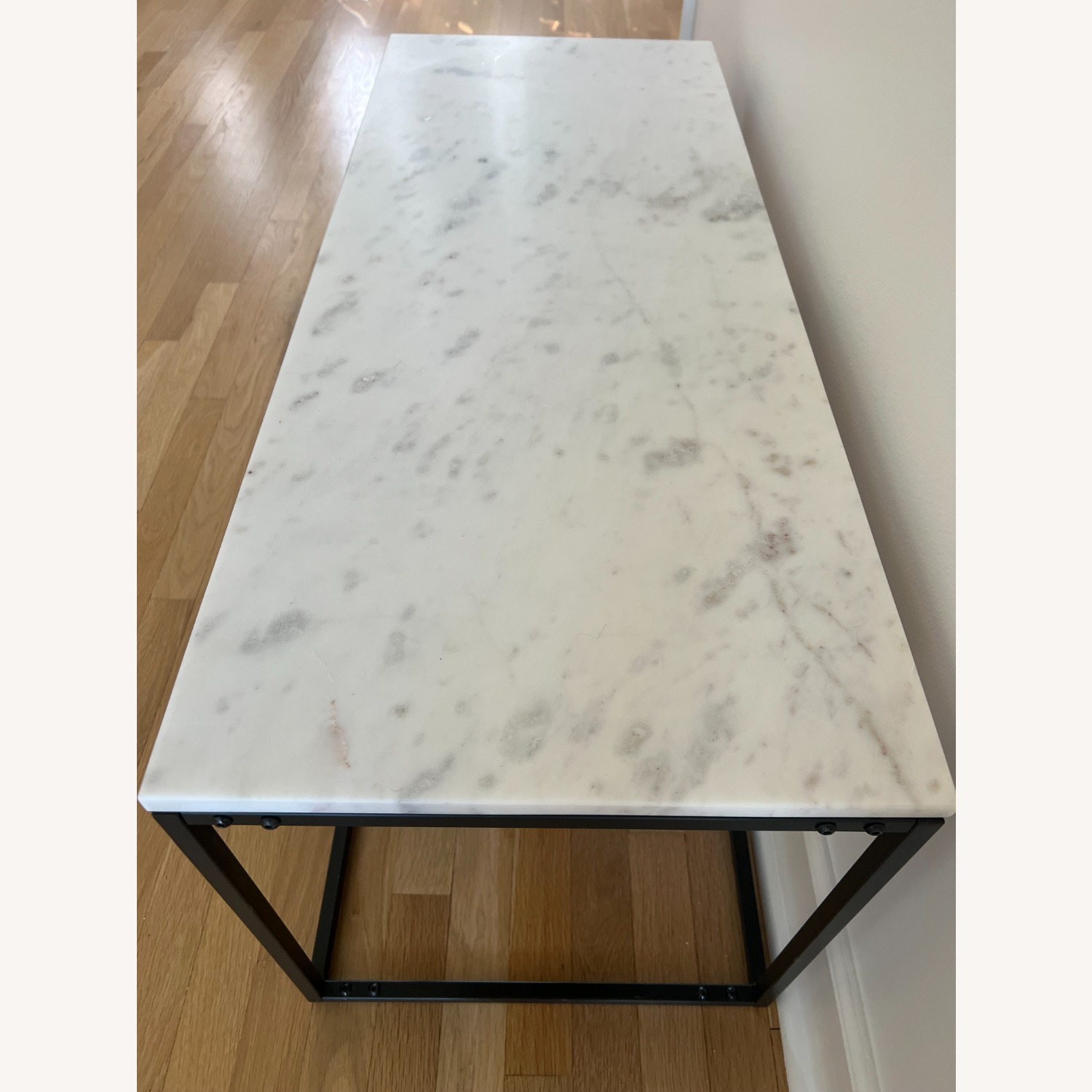 Pottery Barn Delaney Marble Coffee Table - image-3