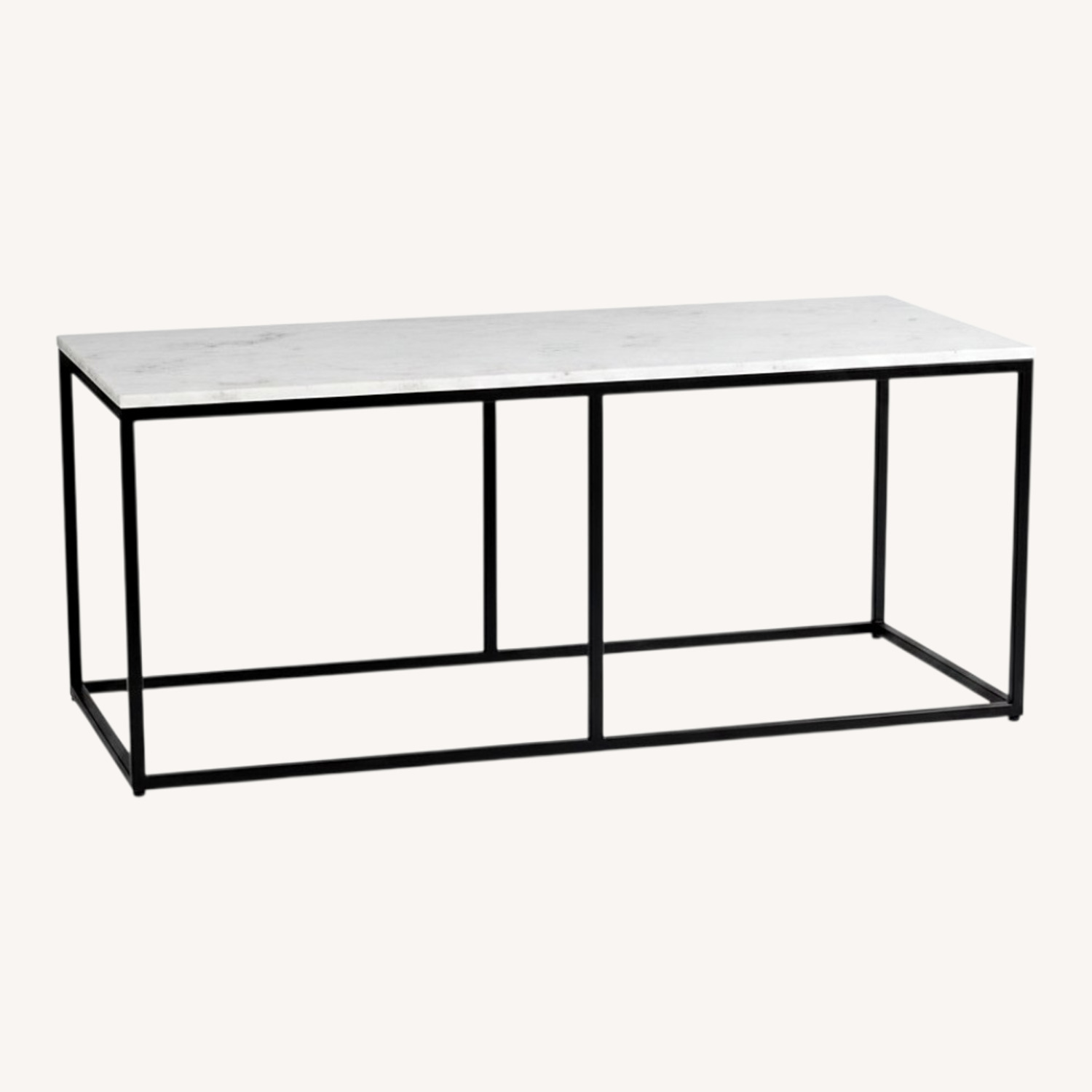 Pottery Barn Delaney Marble Coffee Table - image-0