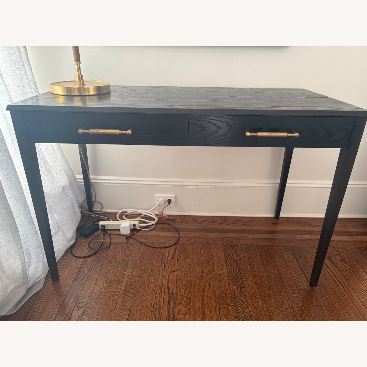 O&g Studio Black Wood Desk - image-5