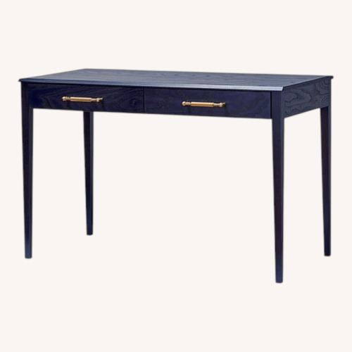 Used O&g Studio Black Wood Desk for sale on AptDeco