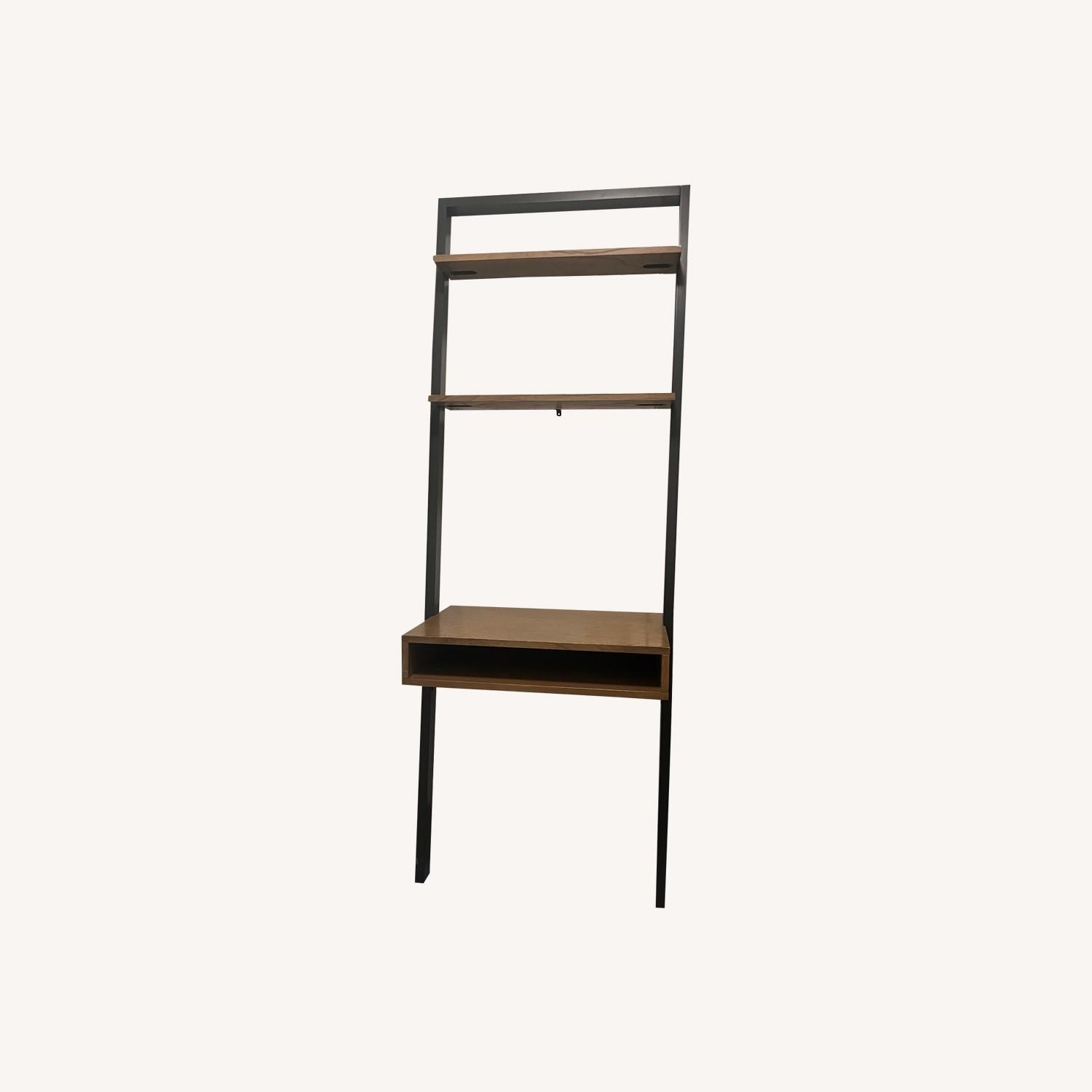 West Elm Ladder Shelf Wall Desk (28") - image-4