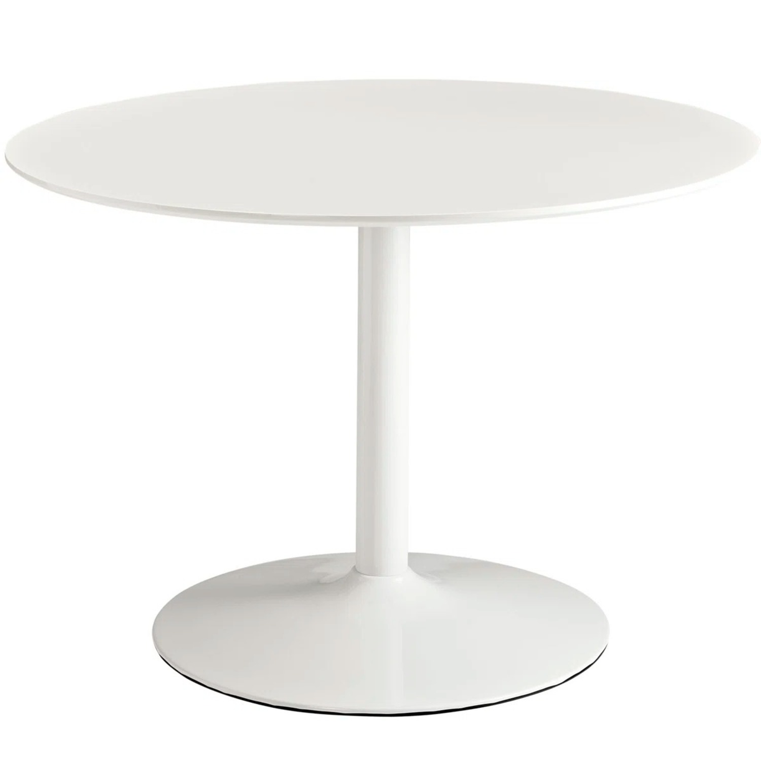 Modway White Wood Dining Table - image-6