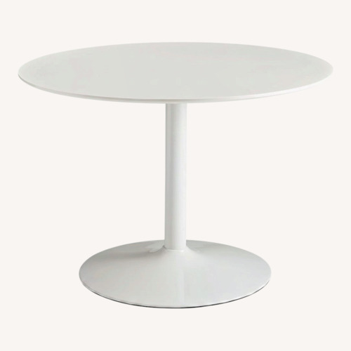 Used Modway White Wood Dining Table for sale on AptDeco
