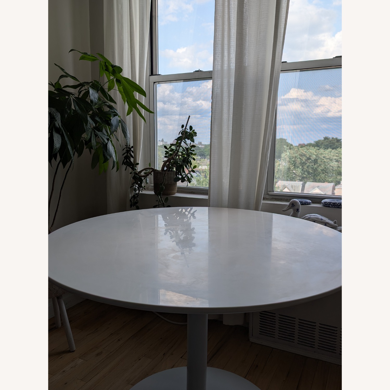 Modway White Wood Dining Table - image-11