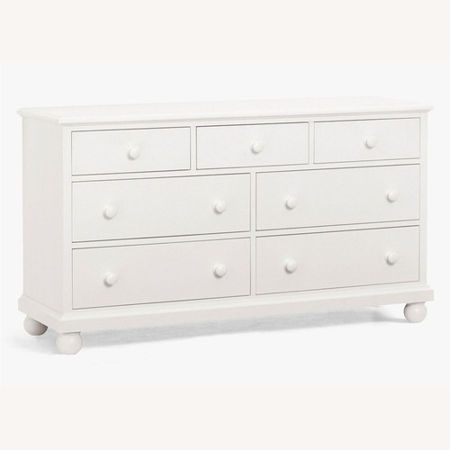 Used Pottery Barn Kids Catalina White Wood Dresser for sale on AptDeco
