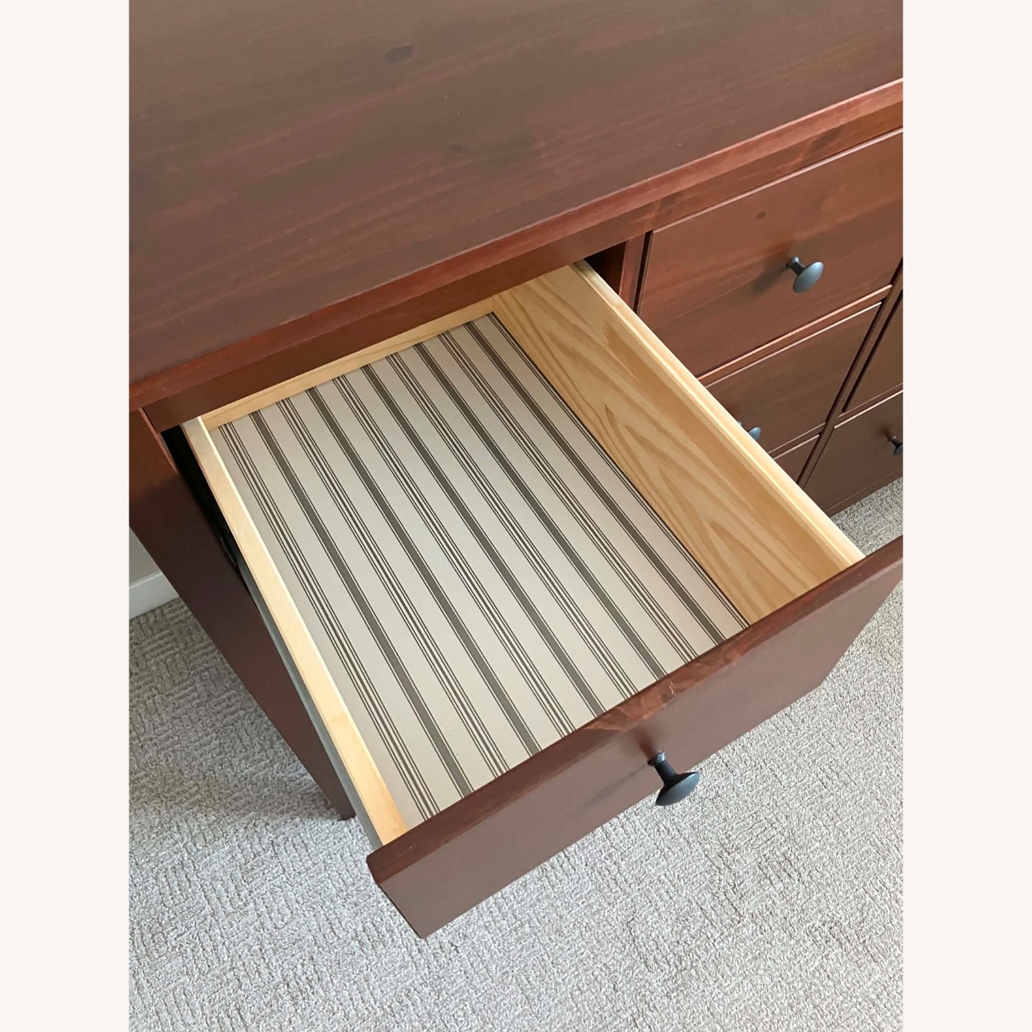 IKEA HEMNES Light Brown Wood Dresser - image-4