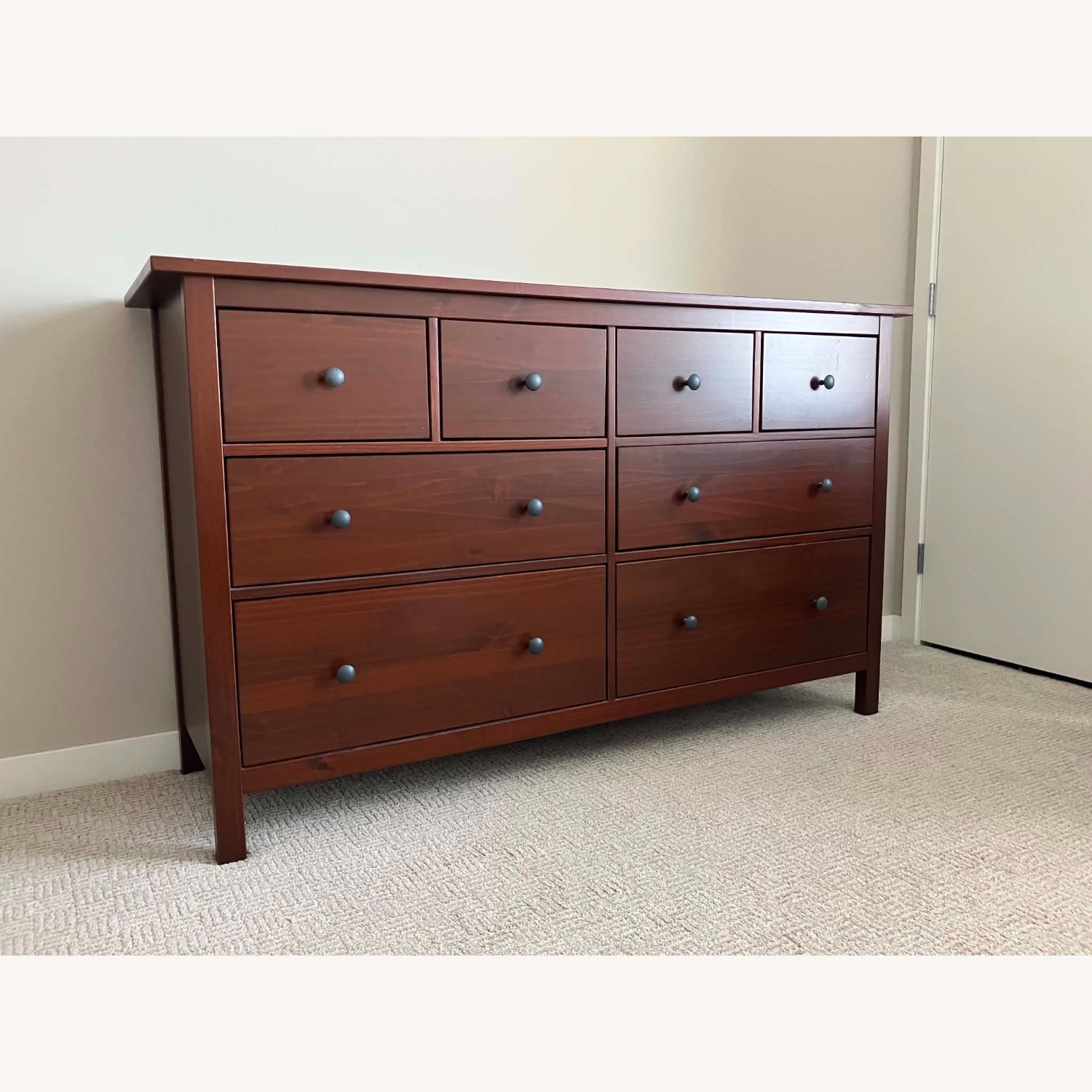 IKEA HEMNES Light Brown Wood Dresser - image-2