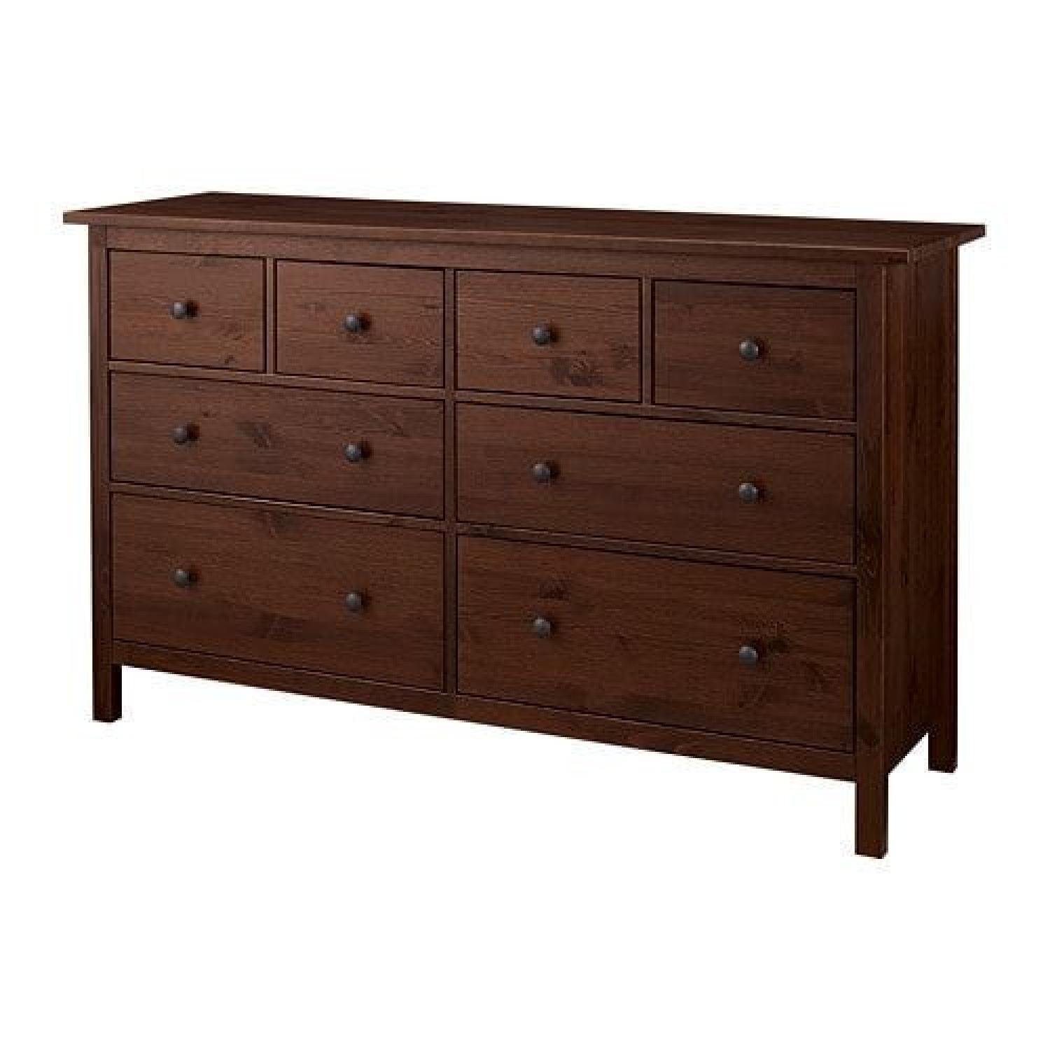 IKEA HEMNES Light Brown Wood Dresser - image-6
