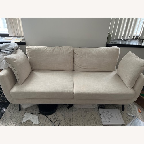 Used Wayfair Natural 2 Seater Sofa for sale on AptDeco
