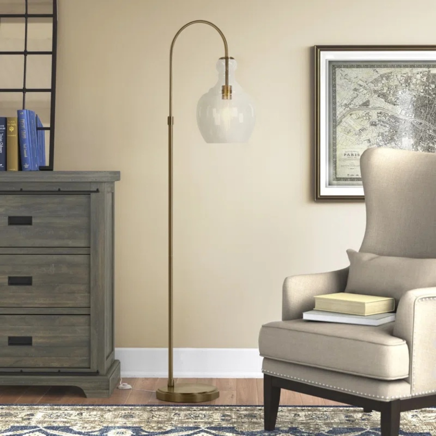 Verona 70'' Arched Floor Lamp - image-5