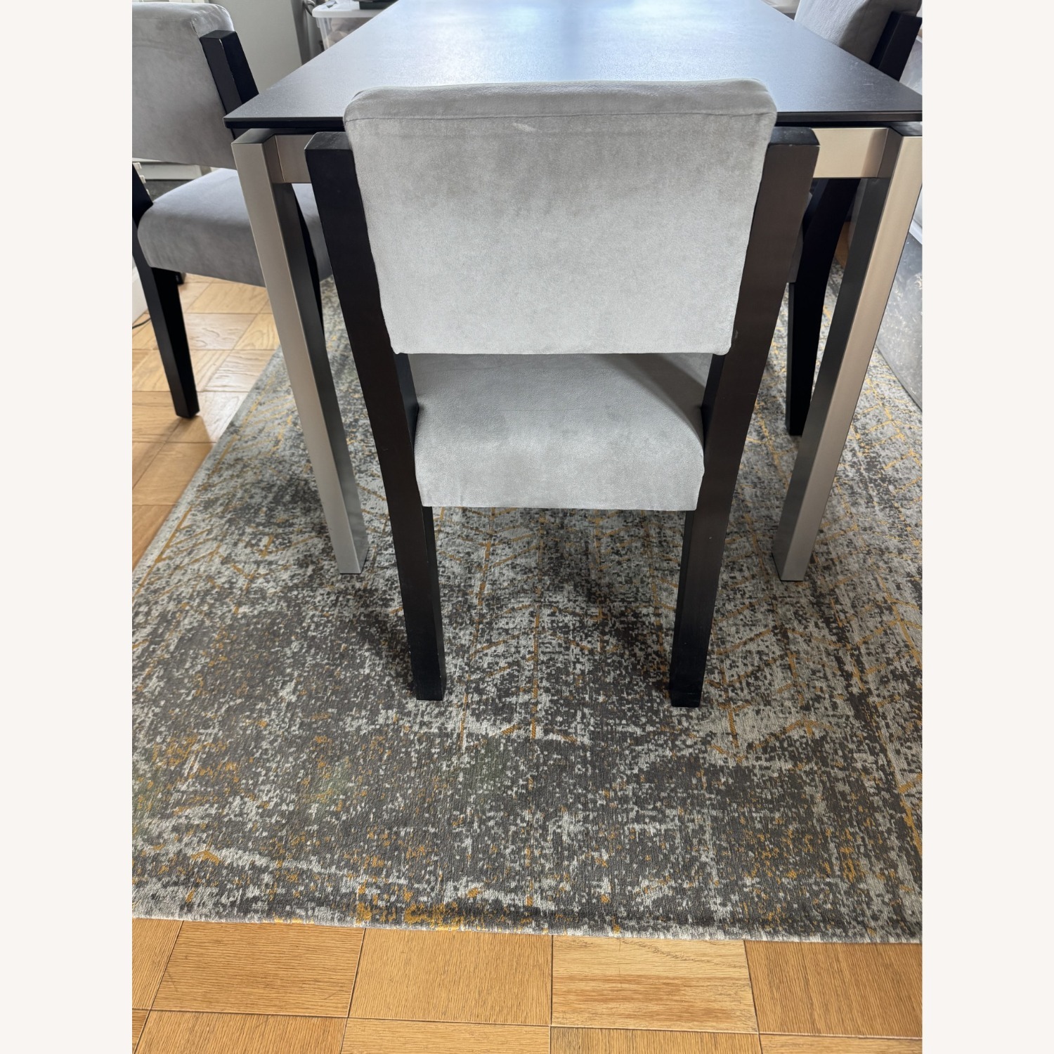 Jensen Lewis Black Ceramic Expandable Dining Table - image-3